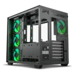Ant Esports Crystal X11 ARGB (ATX) Mid Tower Cabinet (Green) - Image 3