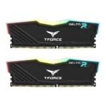 TeamGroup T-Force Delta RGB 32GB (16GBx2) DDR4 3600MHz Desktop RAM (Black)