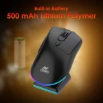 Ant Esports GM900 Gaming Mouse with Charging Dock (Black) - Image 4