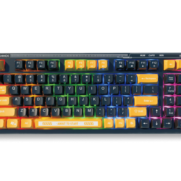 Hammok SPARTAN Wired Gaming Keyboard Black & yellow